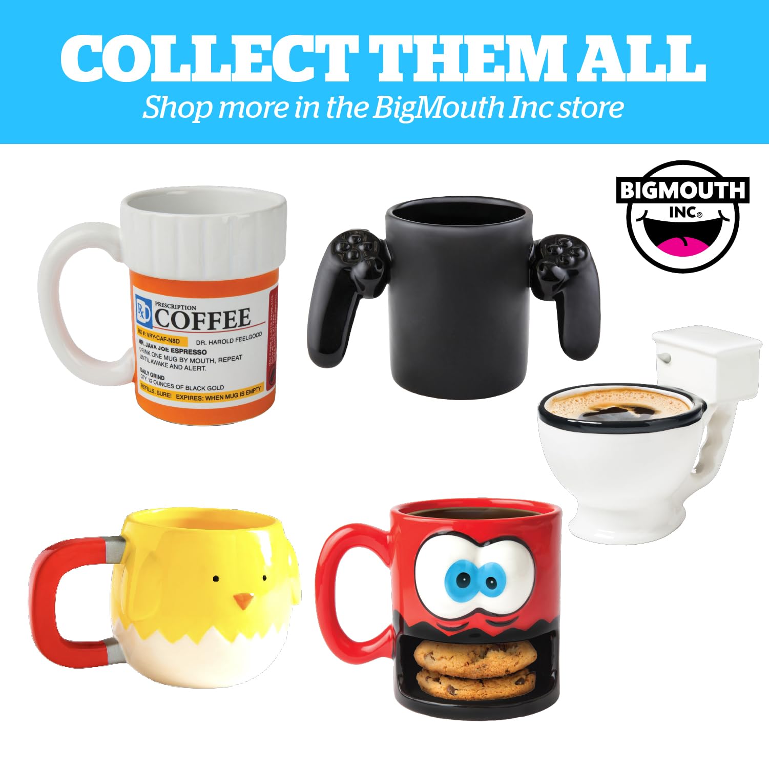 BigMouth original toilet mug adds a fun vibe to kitchen decor