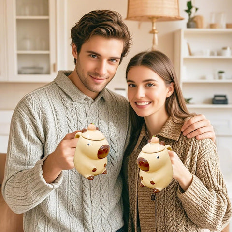 Perfect gift for women friends featuring a playful capybara design.
