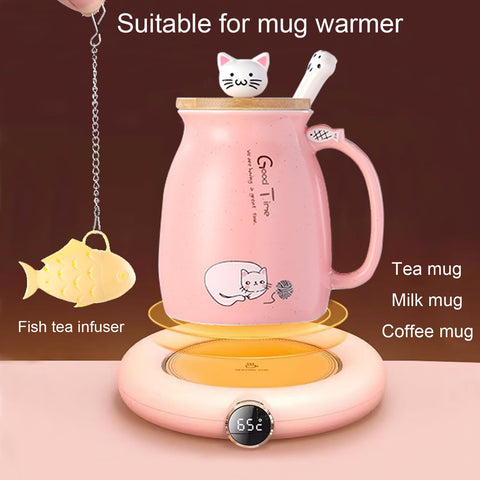 BigNoseDeer fish tea infuser enables easy loose-leaf brewing