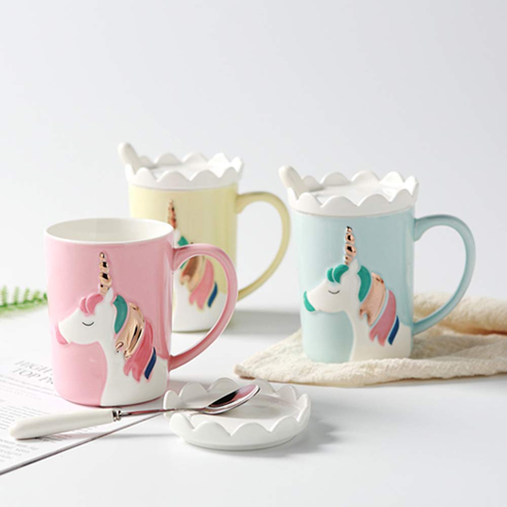 BigNoseDeer Unicorn Mug gift packaging suggests a cute present for unicorn lovers.