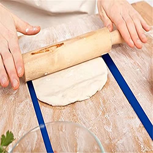 BIGWE red 2mm strip demonstrates fine dough thickness for delicate pastries.