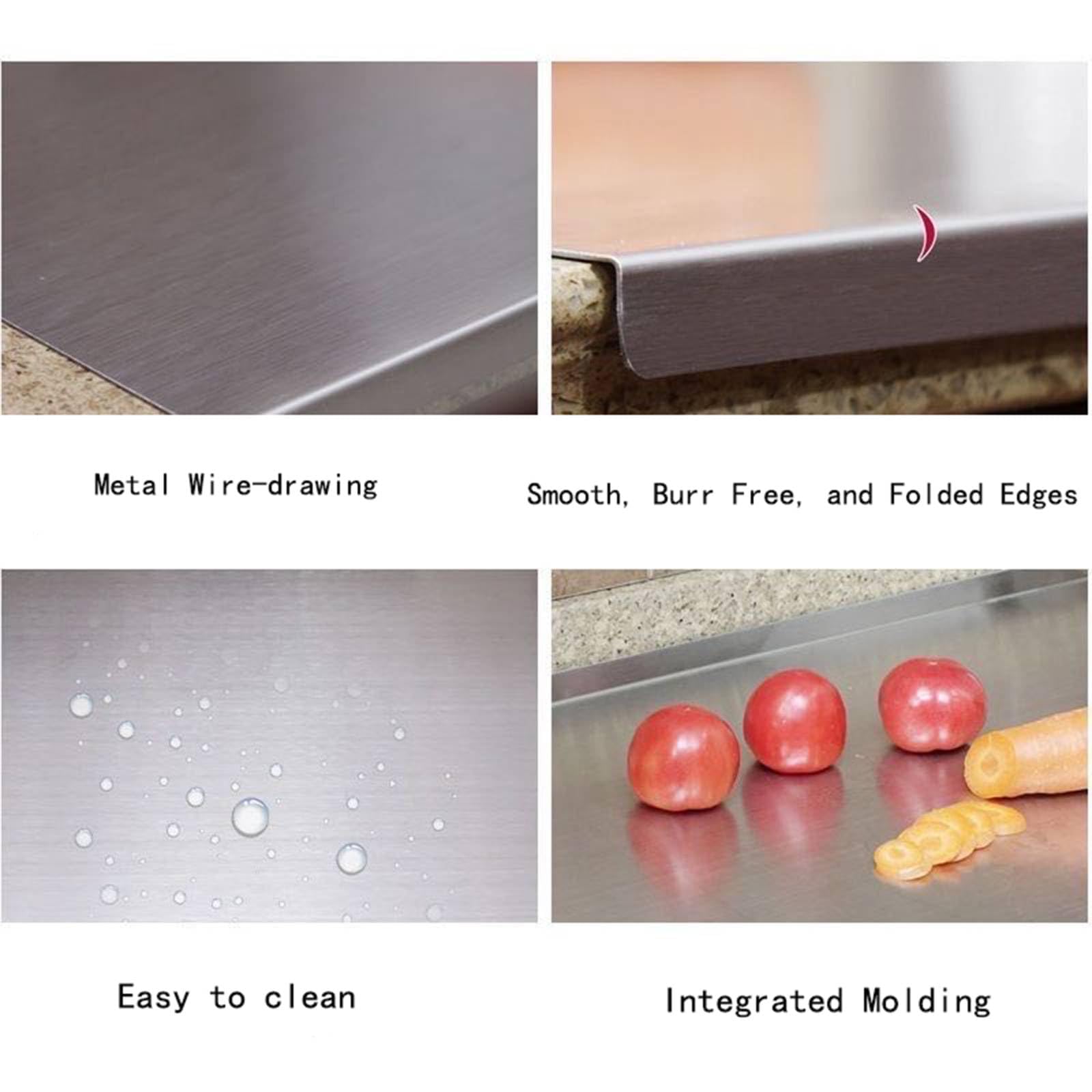 BILLAMB board with non-slip pads provides stable working surface.
