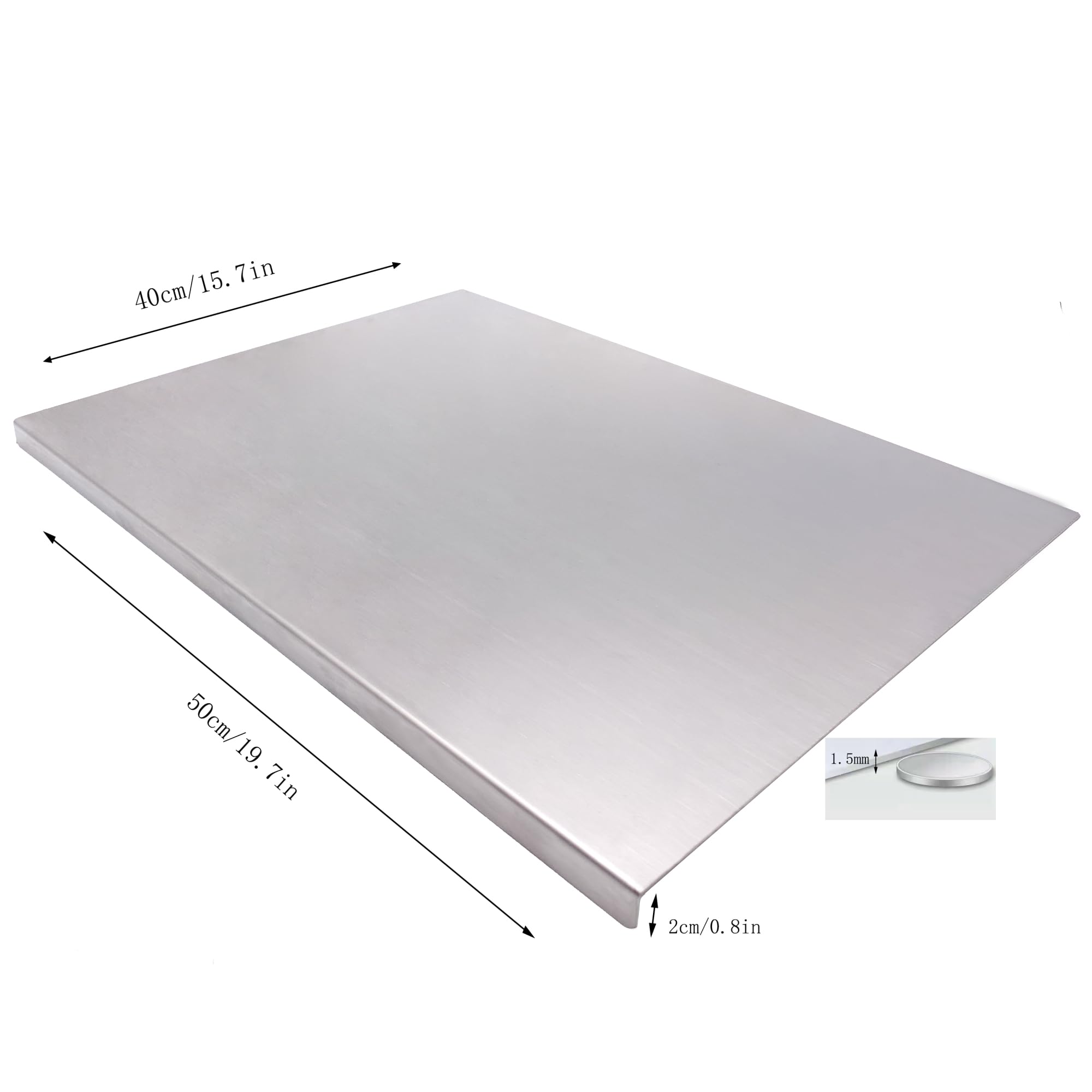 Billamb board for meat prep providing stable surface with non-slip base