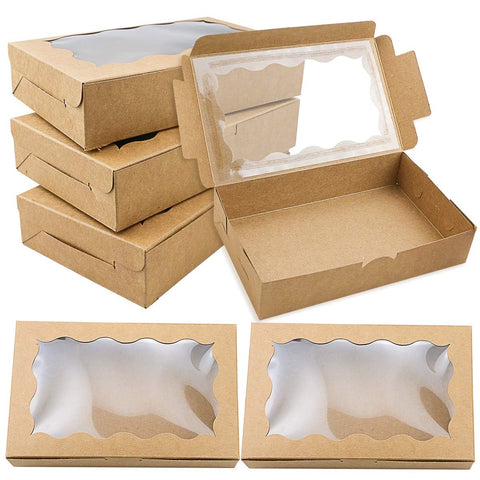 BILLIOTEAM cookie box with window showcases treats while keeping them fresh.