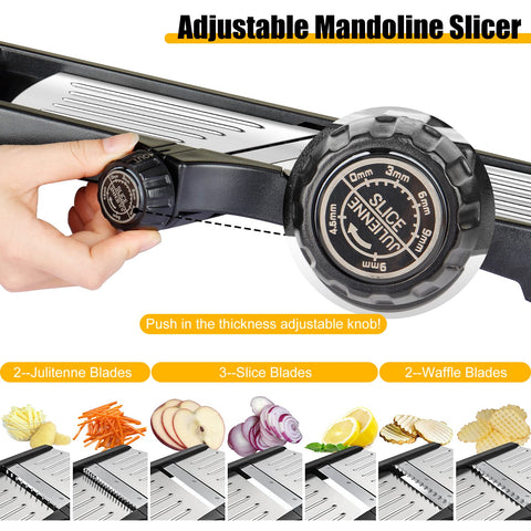 BINGBING adjustable knob controls thickness and blade type