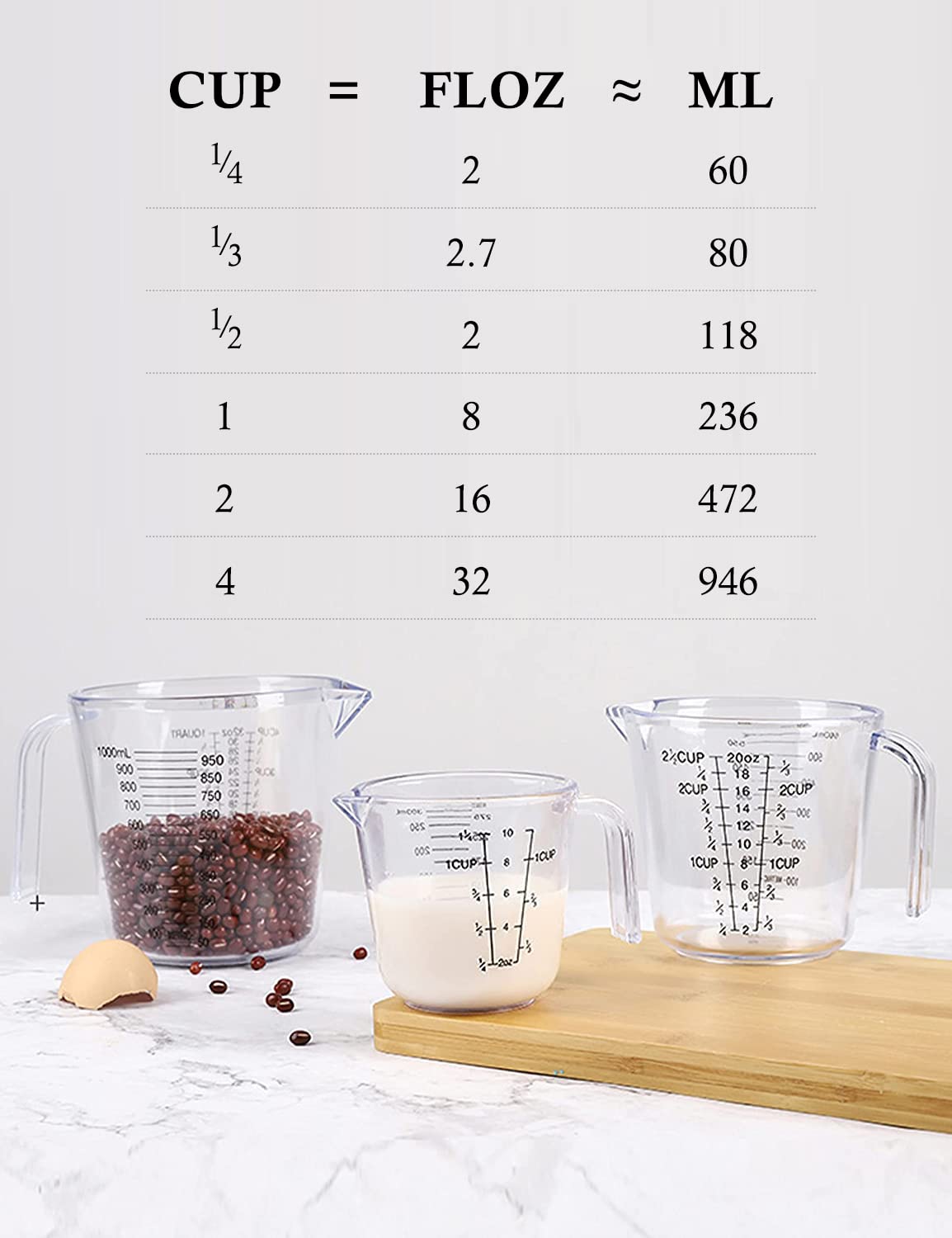 BINGBING cups withstand hot and cold ingredients from 0 to 80 C.