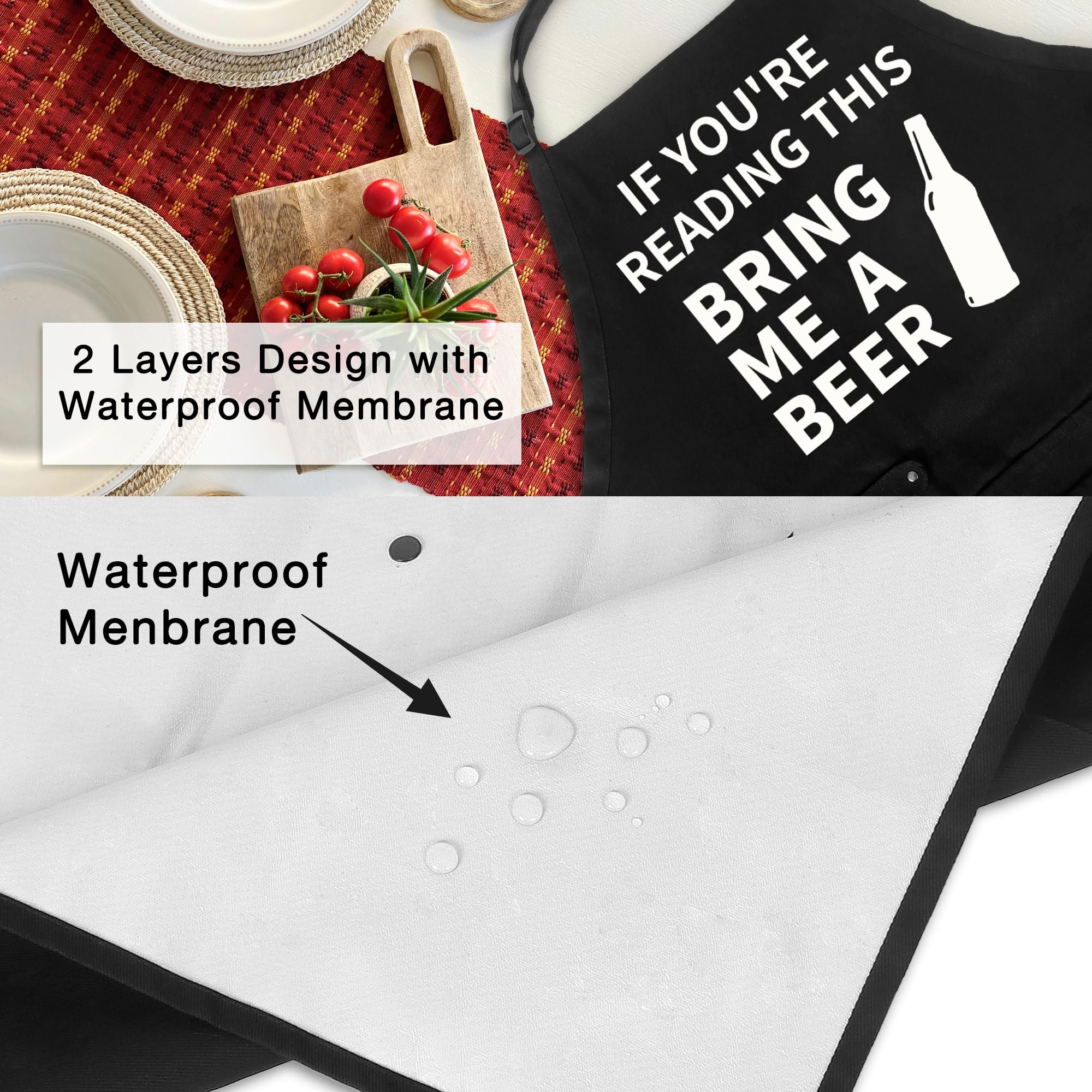 Binggle gift-for-dad apron adds playful style to cooking and barbecues