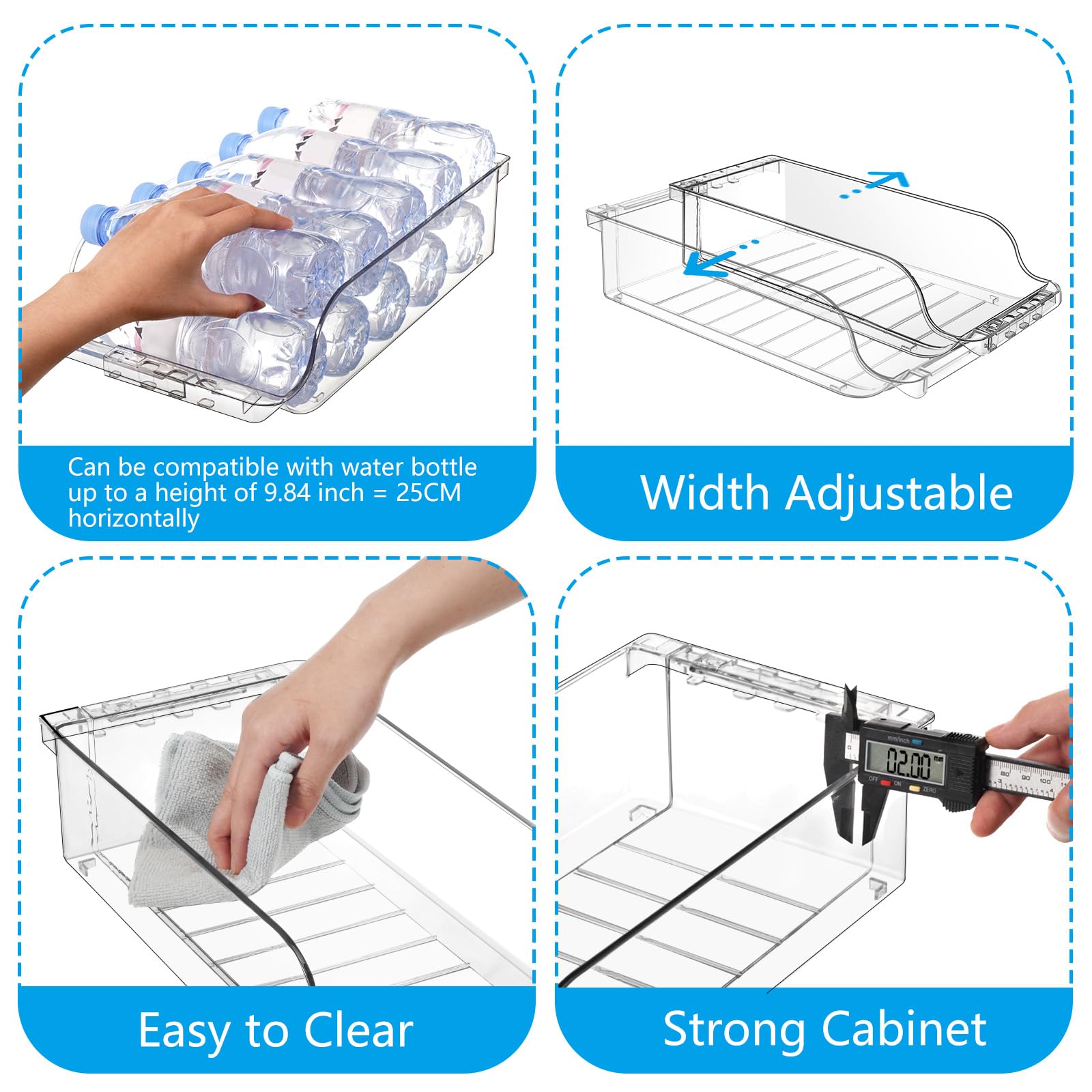 BingoHive kitchen storage solution keeps beverages organized and reachable