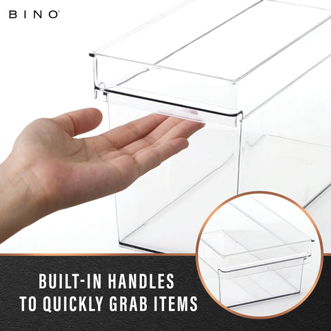 BINO cabinet bin versatile for shelves or drawers, keeping spaces tidy.