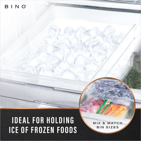 BINO craft supplies bin clear container supports organized project setup.