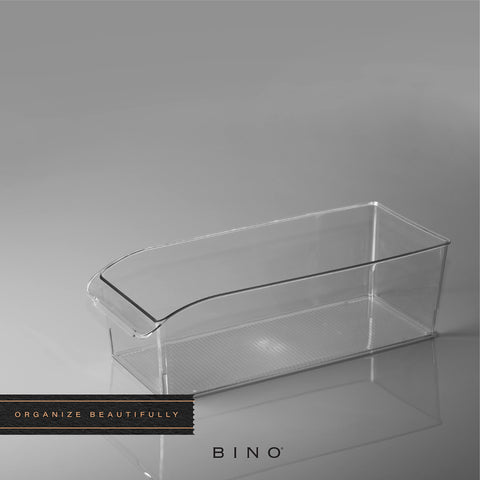 BINO Curve Large bin in freezer for tidy storage.