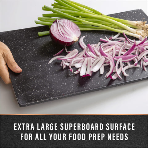BINO cutting board BPA-free for safe meat and produce prep.