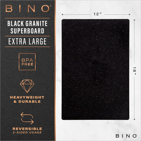 BINO cutting board dual-sided design prevents cross-contamination.