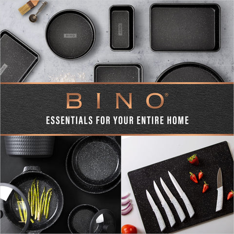 BINO cutting board heavy-duty surface resists knife scuffs.