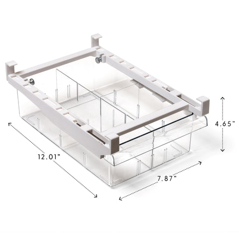BINO fridge drawer dividers keep compartments tidy and accessible.