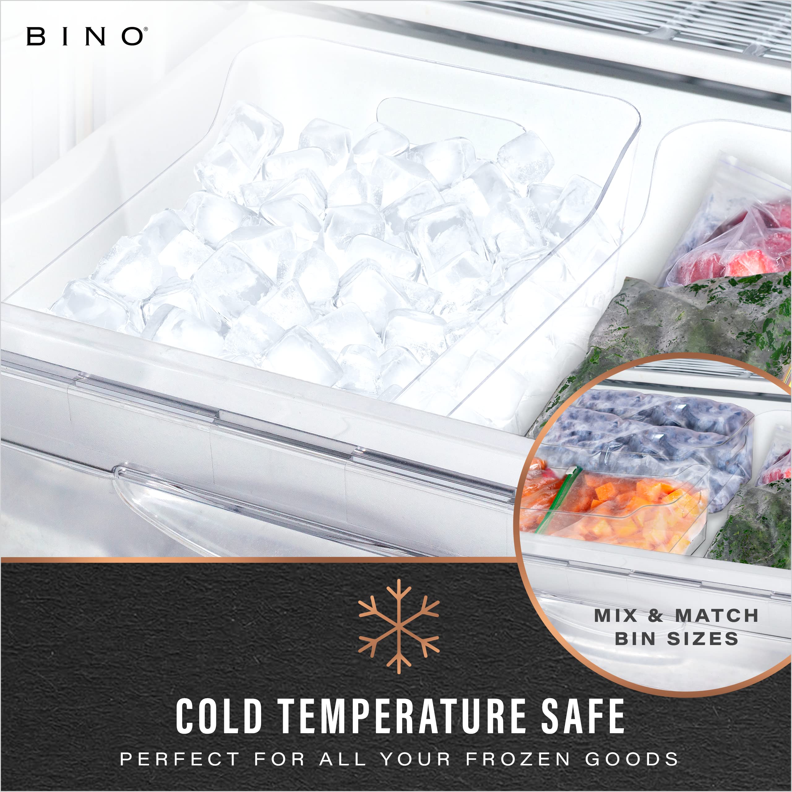 BINO kitchen organizer bin clarifies drawer contents for tidy spaces.