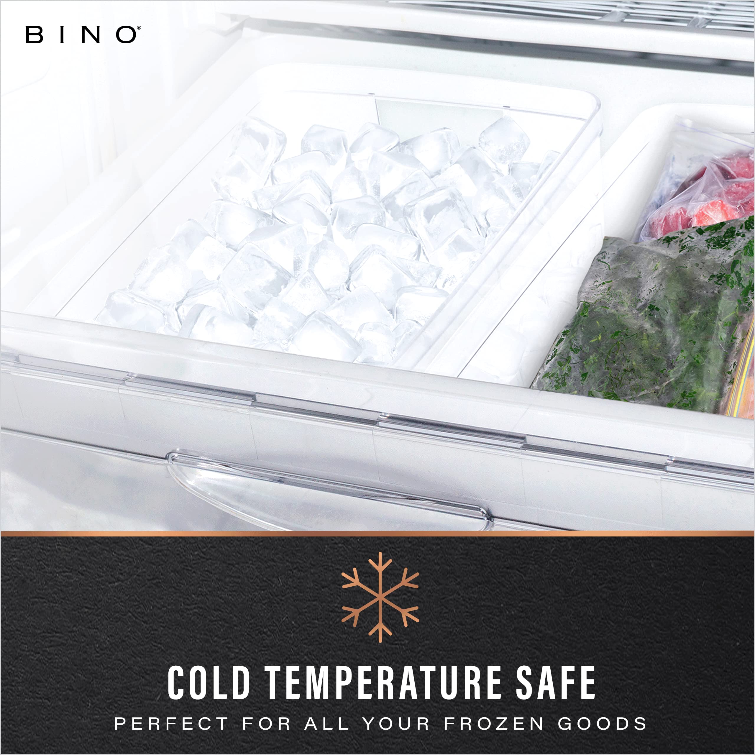 BINO Lucid pantry storage simplifies decluttering and item finding.