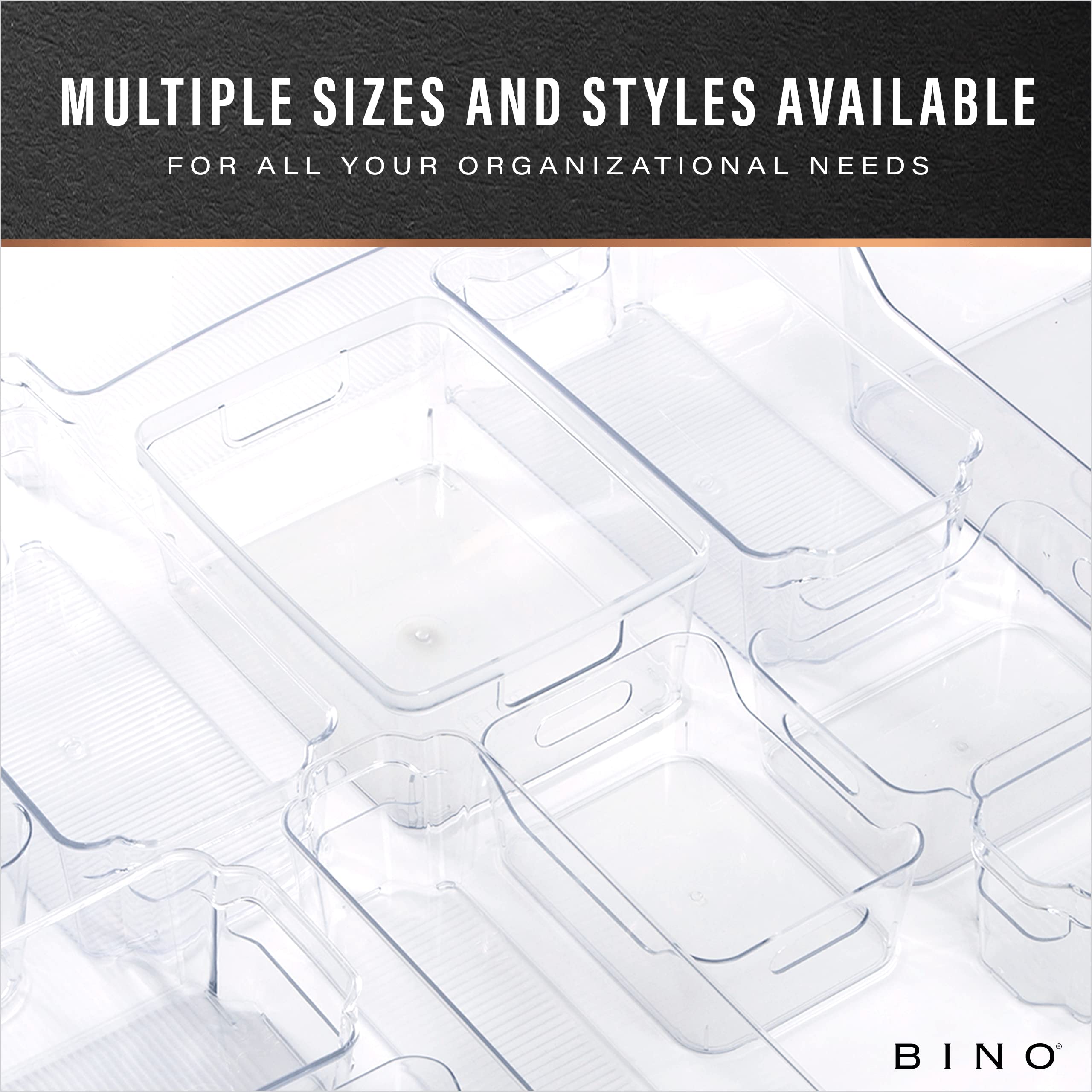 BINO Lucid shatter-resistant design protects contents from bumps.
