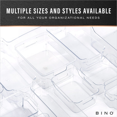 BINO Lucid shatter-resistant design protects contents from bumps.