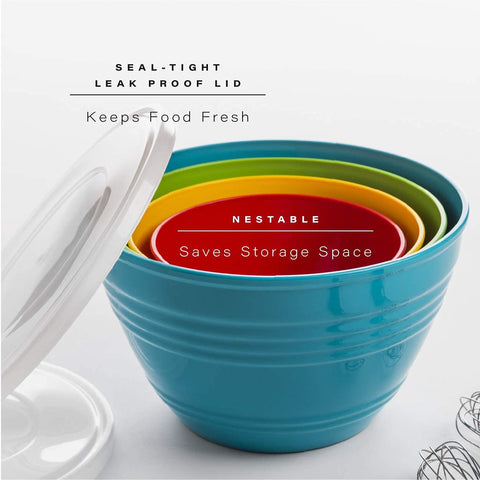 BINO bowls with top-rack dishwasher-safe lids for easy cleanup