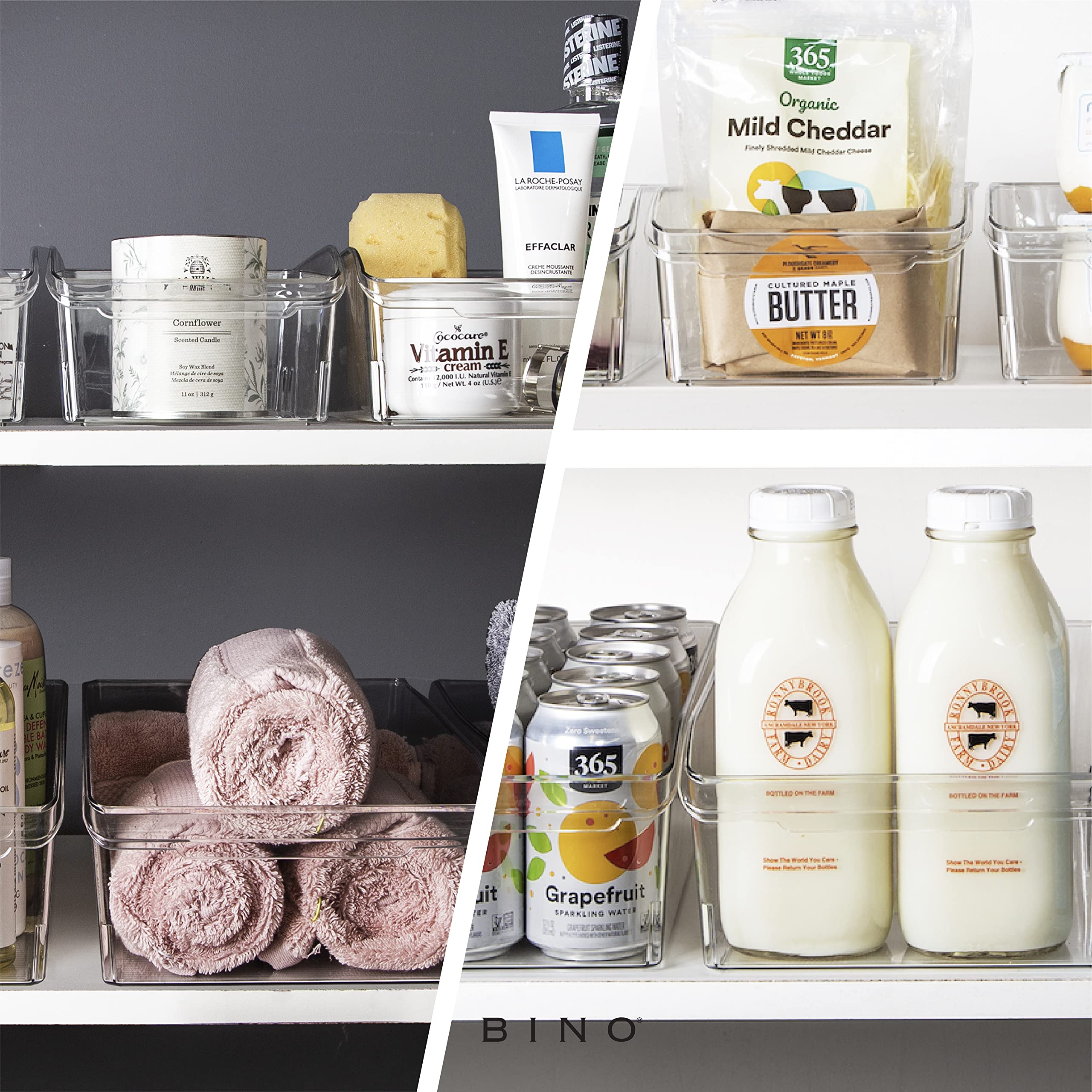 BINO nesting X-Large bin demonstrates space-saving design