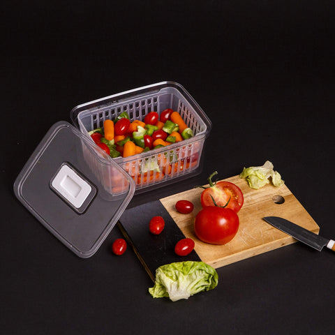 BINO Produce Saver freezer-safe design doubles as fridge organizer