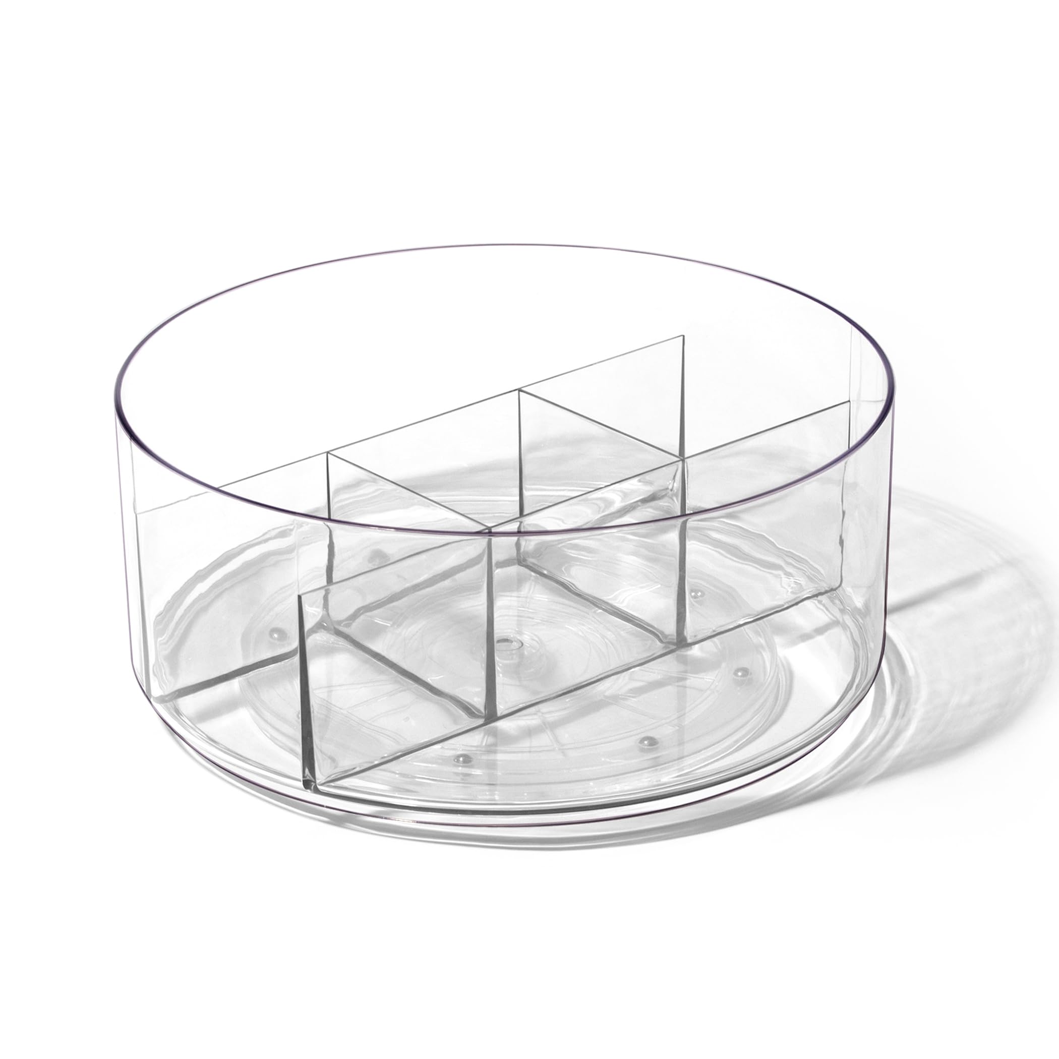BINO round turntable with 5 compartments keeps spices organized and visible.