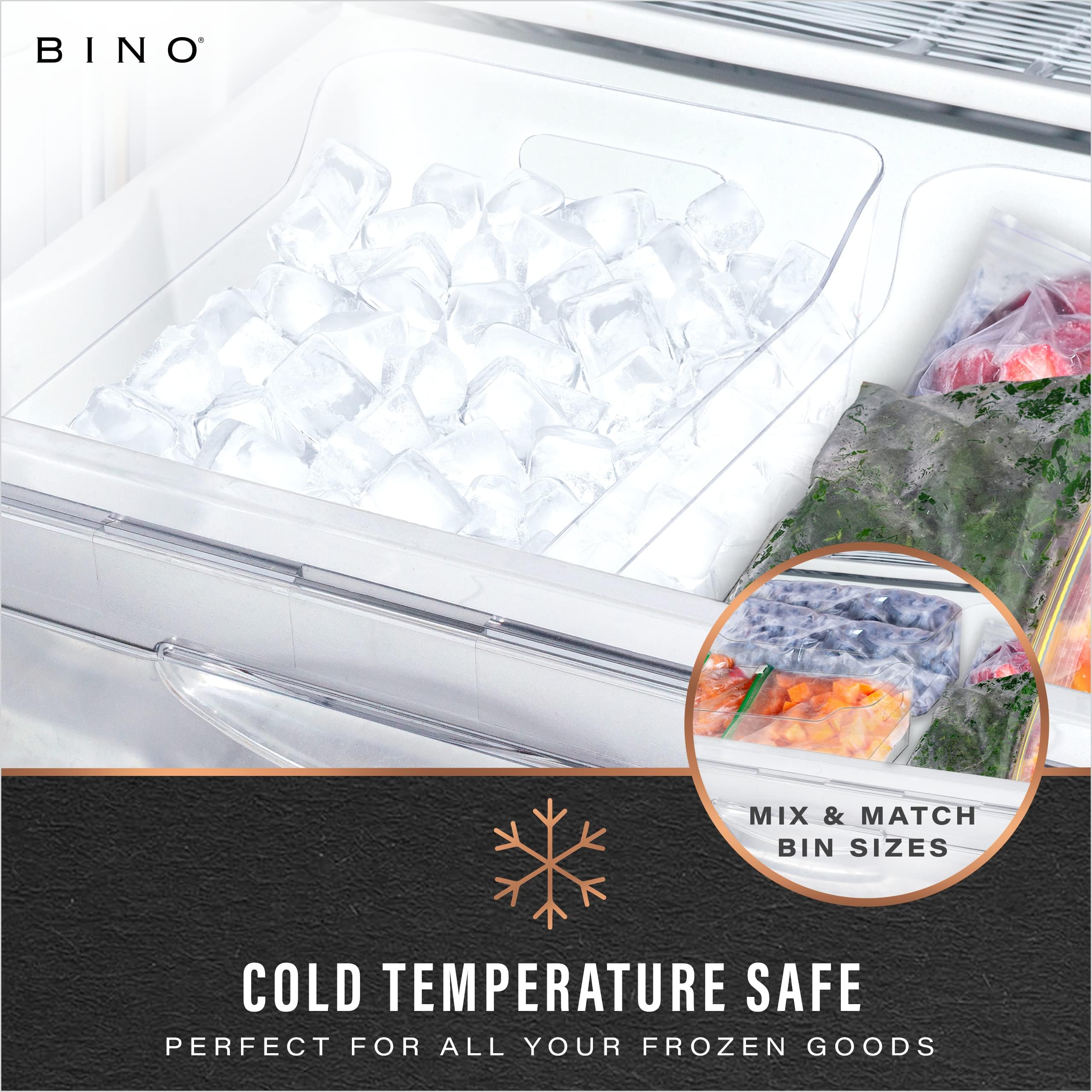 BINO BPA-free durable plastic for long-term home organization