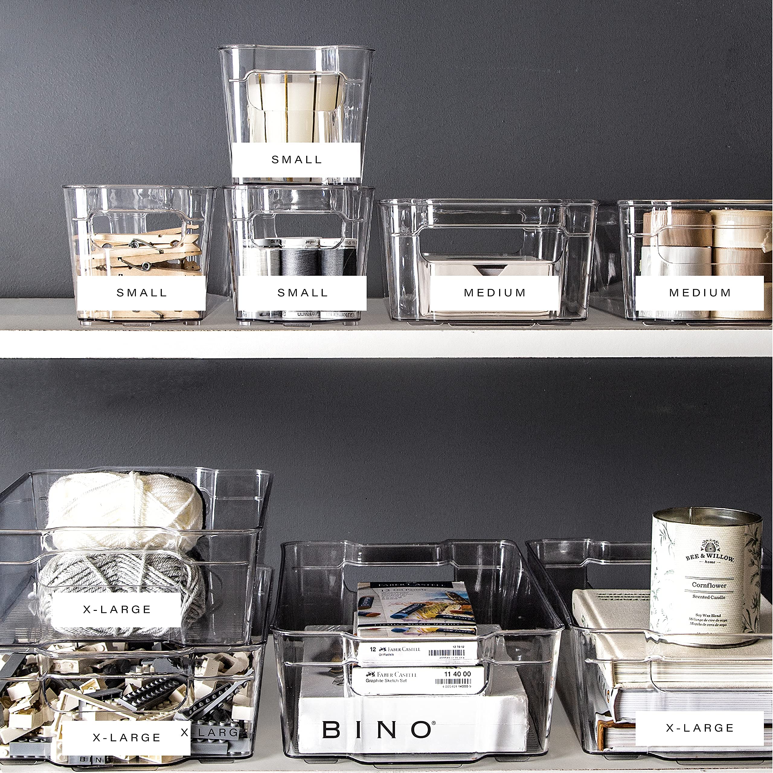 BINO Stackable Bins Medium offer practical, budget-friendly organization for kitchens
