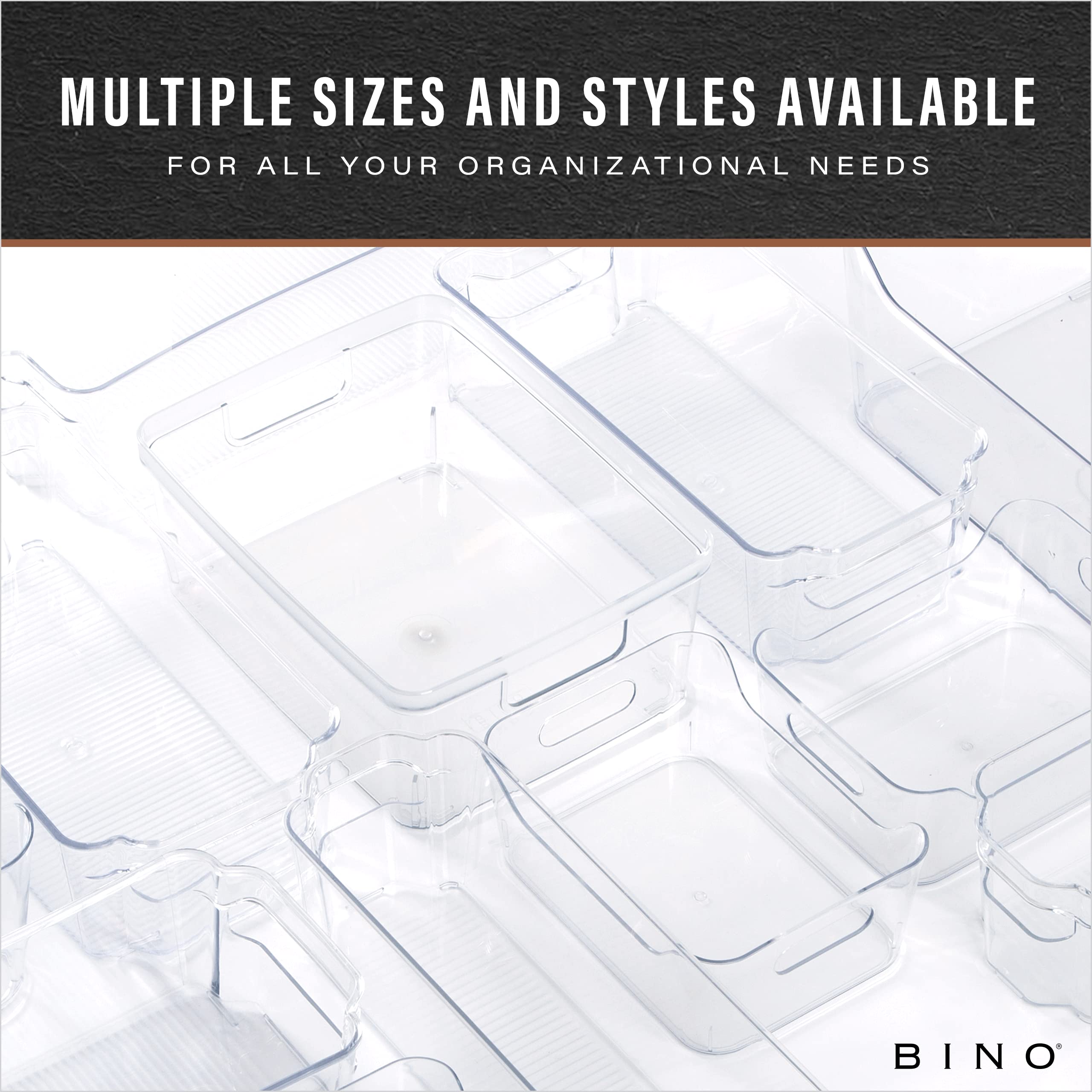 BINO two-pack storage bin serving multiple rooms