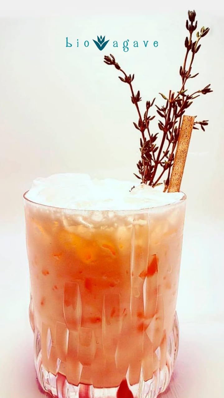 BIO AGAVE straw close-up showing 6mm diameter for cocktail versatility