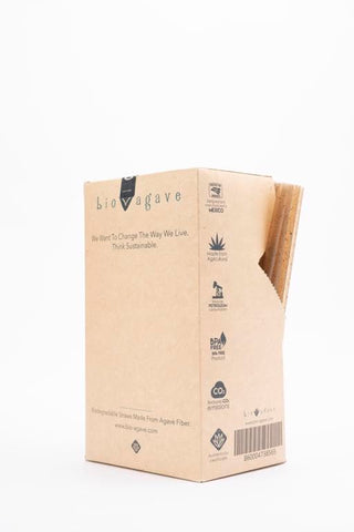 BIO AGAVE compostability label ensuring clear eco-friendly product information