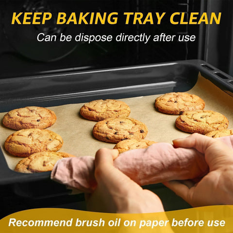 Biocean 16x24 precut parchment sheets resist sticking for muffins and cookies