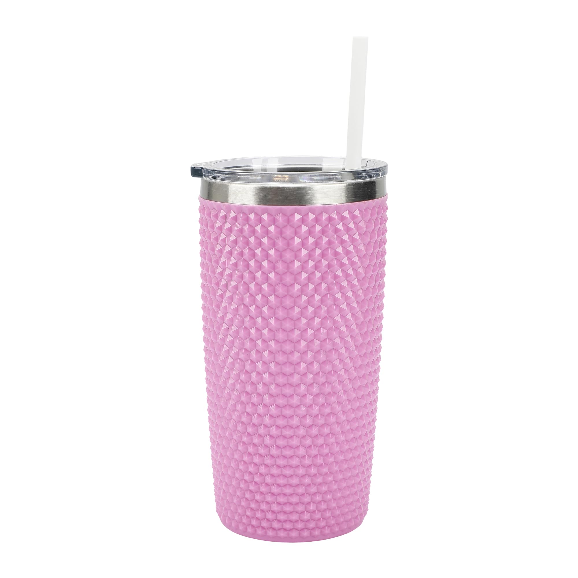 Bioworld double-wall vacuum tumbler keeps drinks at temp