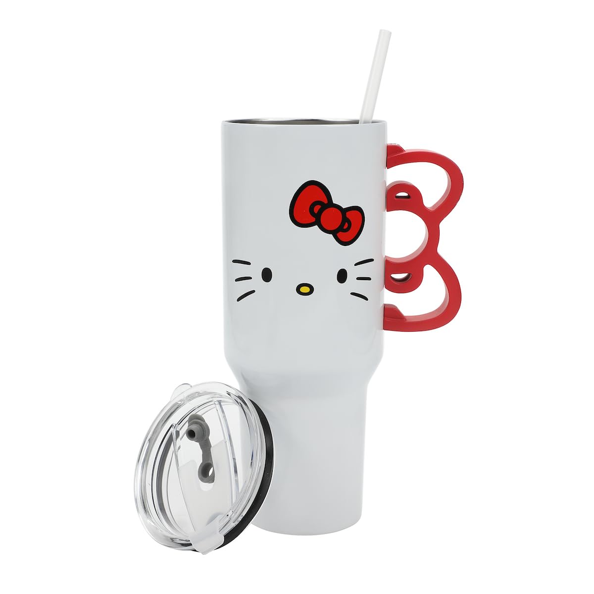 Bioworld Hello Kitty face graphic adds playful style to daily hydration.