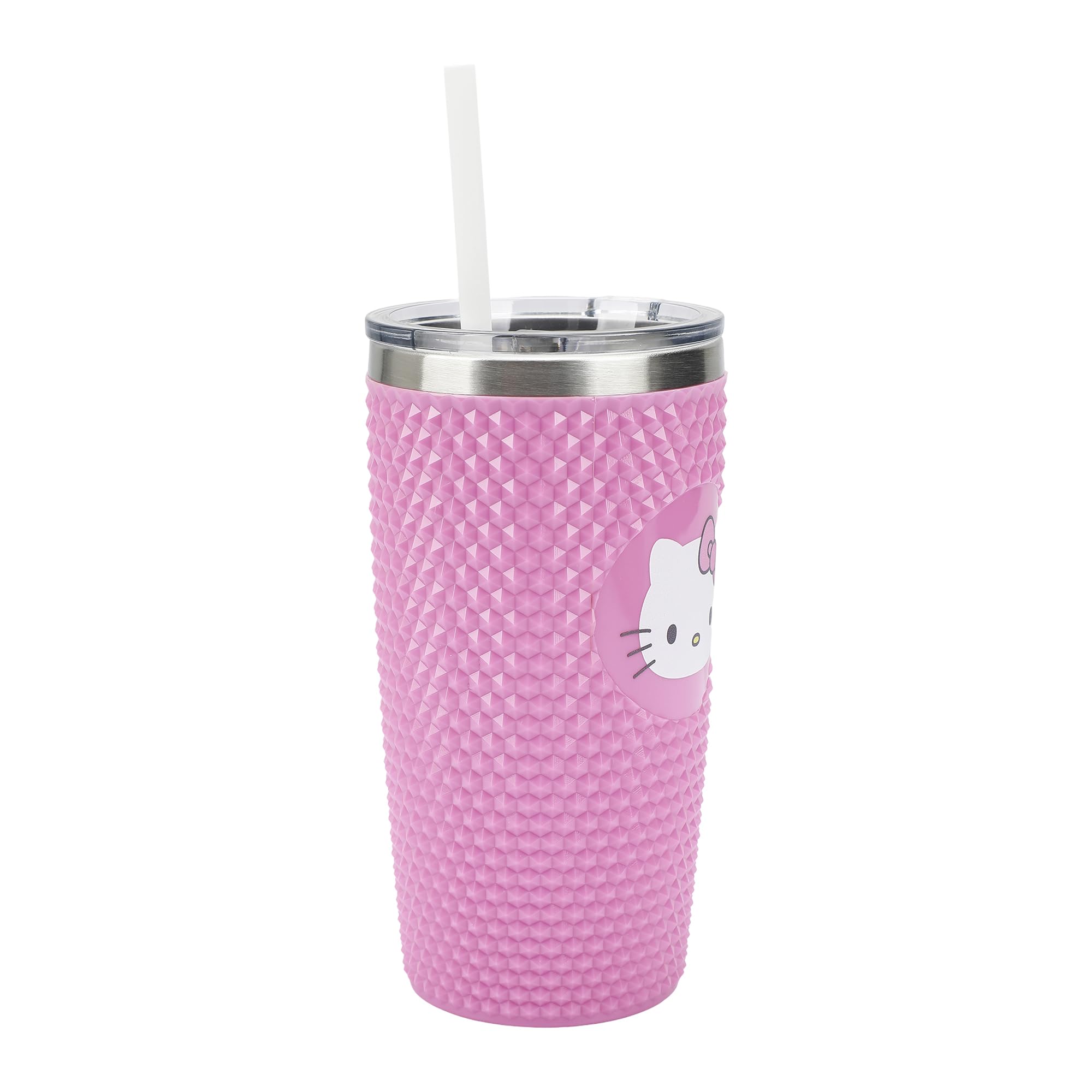 Bioworld tumbler with spiked texture for secure grip
