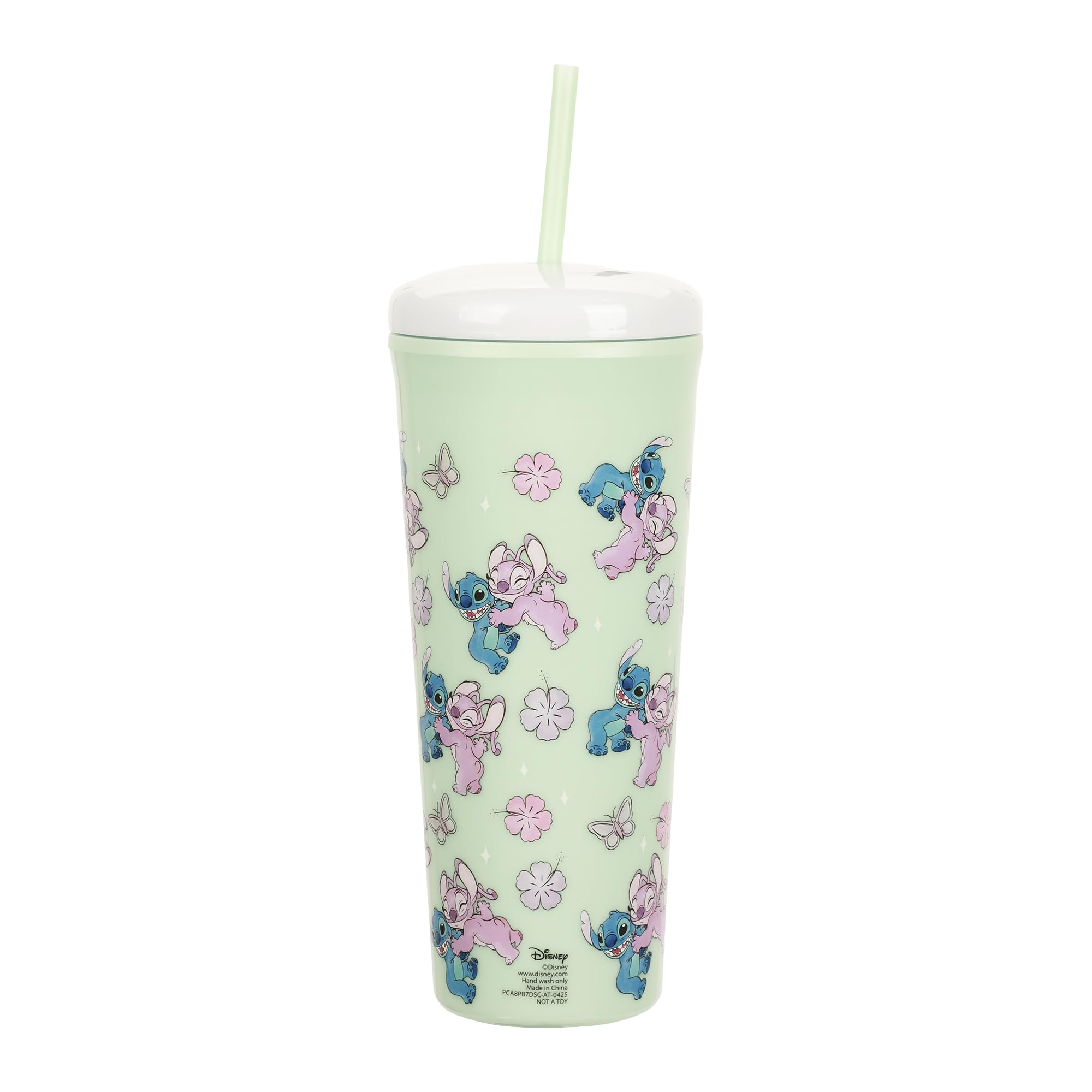 Leak-proof semi-domed cap on Bioworld tumbler prevents spills during commutes