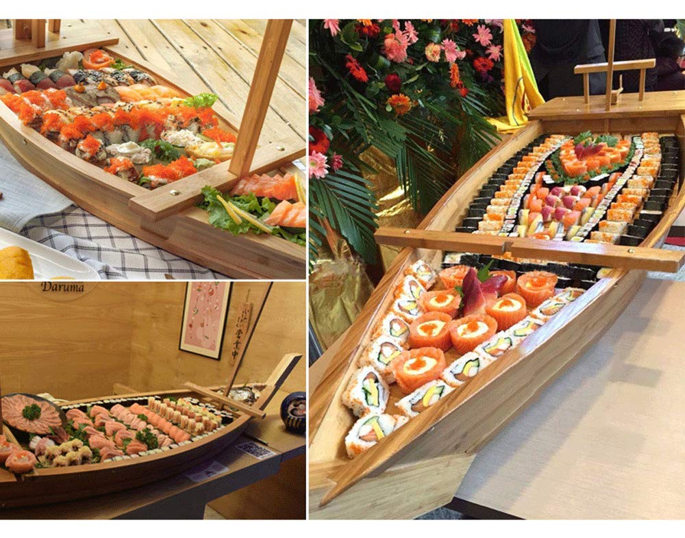 BIPEGE sushi boat supports buffet setups with a wide serving surface.