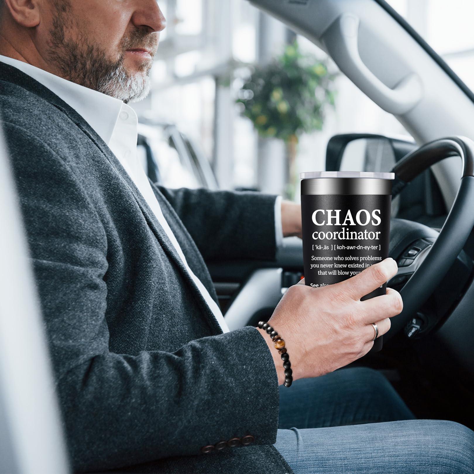 BIRGILT Chaos Coordinator tumbler insulation close-up featuring double-wall design.