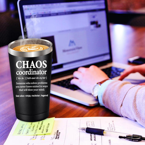 BIRGILT Chaos Coordinator tumbler portable design, easy to carry anywhere.