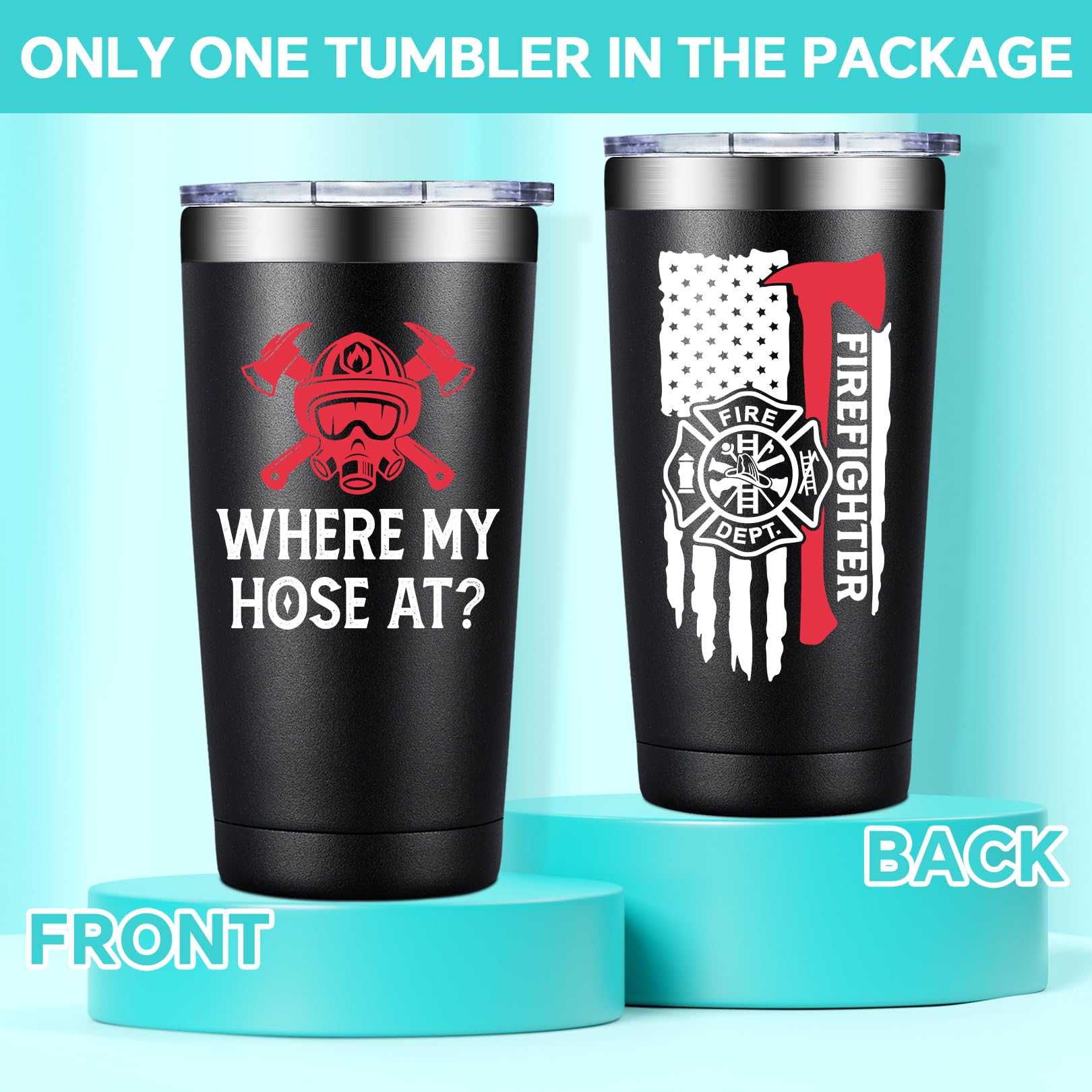 BIRGILT gift set with insulated tumbler for firefighters, ideal holiday gift
