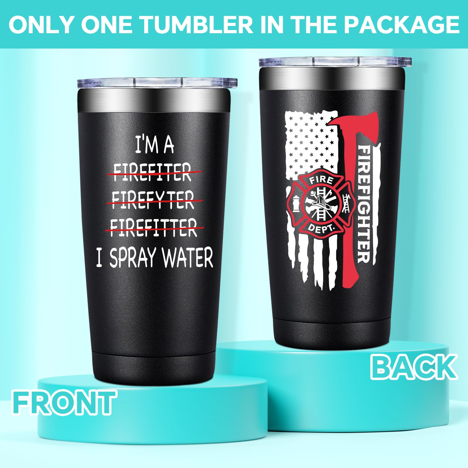 BIRGILT firefighter gift set pairs a durable tumbler with practical firefighter-themed gift ideas.