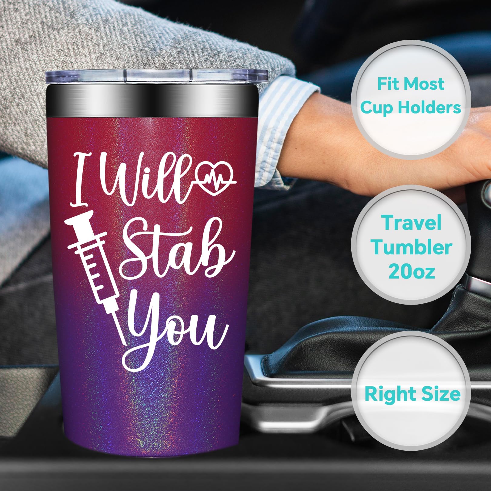BirGilt tumbler stainless detail highlights quality 304 18/8 steel