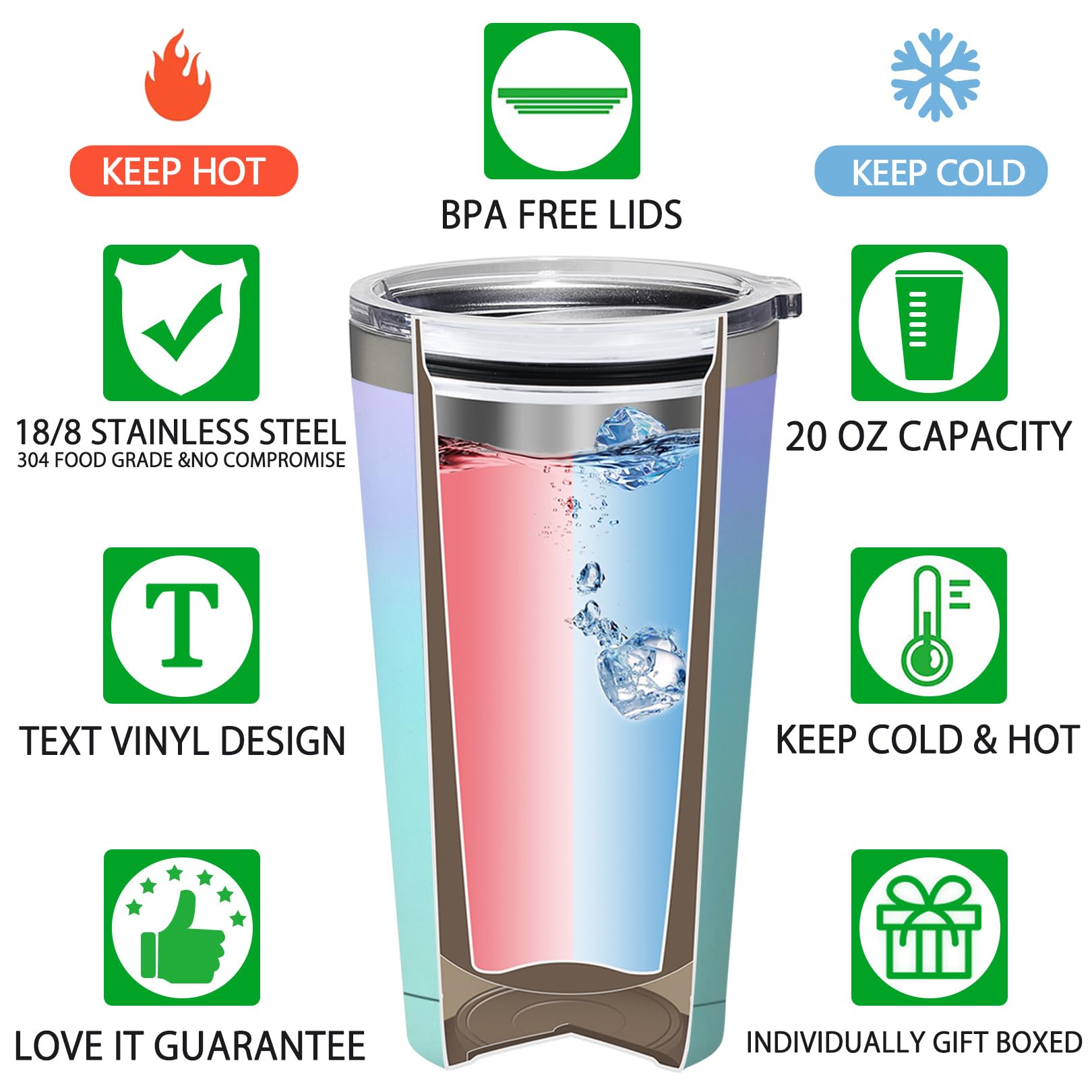 BIRGILT everyday use tumbler keeps beverages fresh during long shifts.