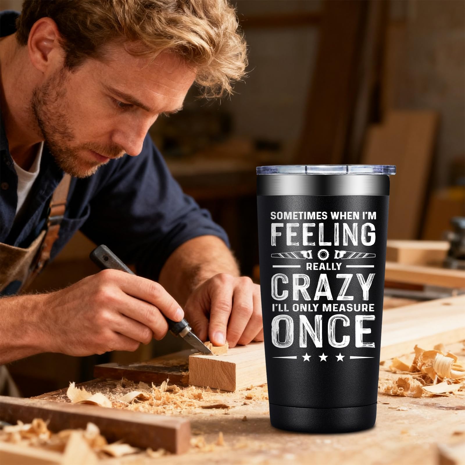 BIRGILT tumbler with lid for spill-resistant on-the-go drinking