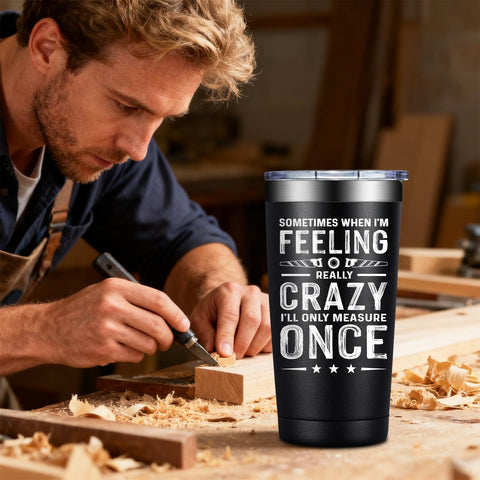 BIRGILT tumbler with lid for spill-resistant on-the-go drinking