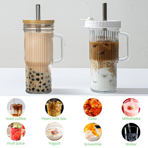 Birity 2-pack packaging protects glass tumblers in transit and gifting.
