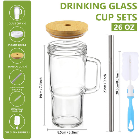 Birity smoothie and iced coffee tumbler with bamboo lid preserves flavor