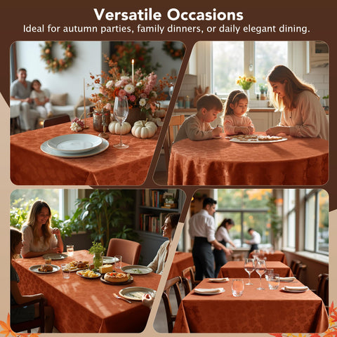 Biscaynebay 60x102 on rectangular table provides color and protection.