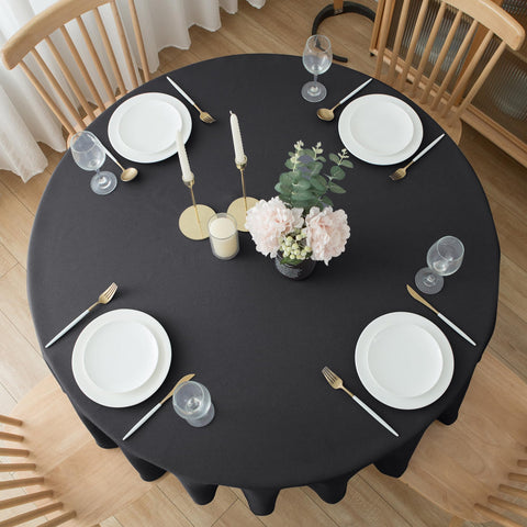 Biscaynebay tablecloth on banquet table with subtle sheen.